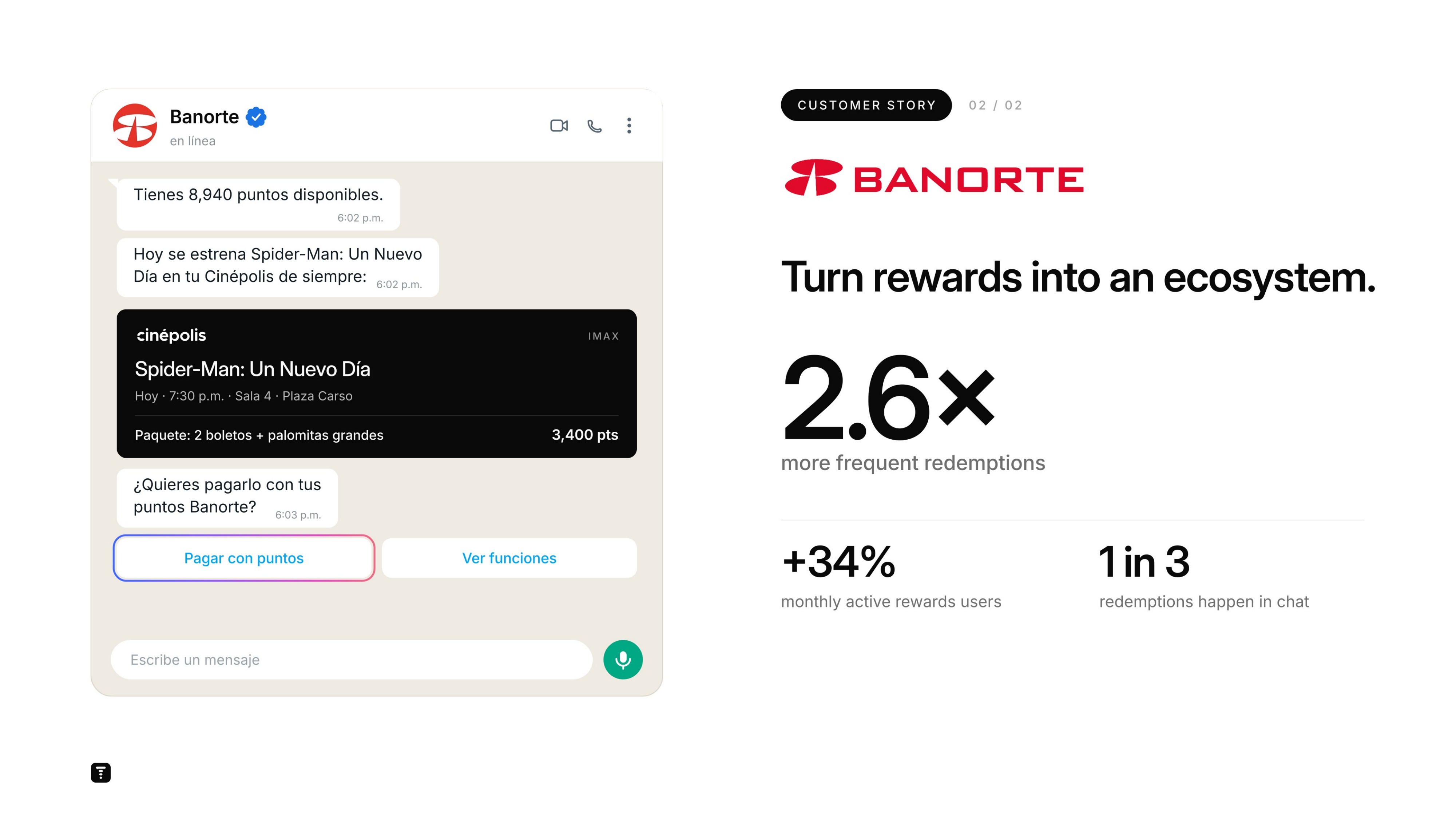 Customer story — Banorte: turn rewards into an ecosystem.